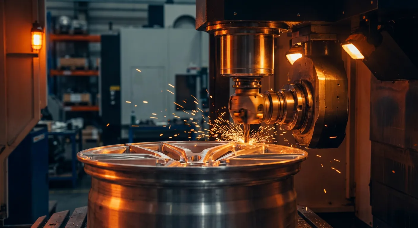 Wheel forging process